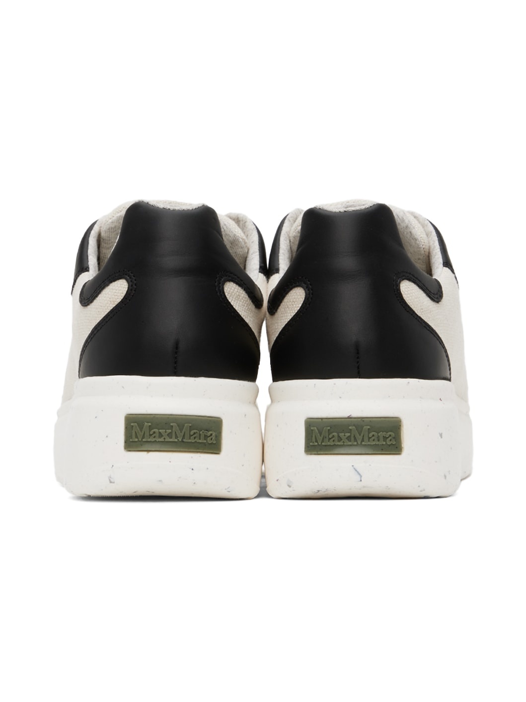 Beige & Black Maxigreen Sneakers - 2