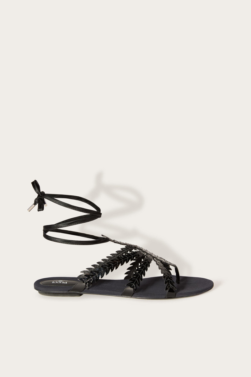 FEATHER-EMBELLISHED SANDALS 1