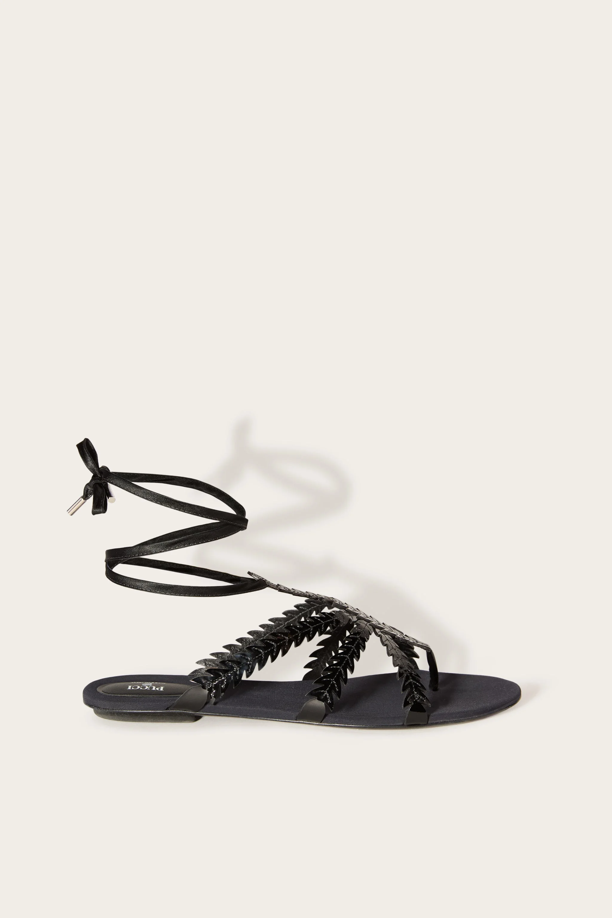 FEATHER-EMBELLISHED SANDALS - 1