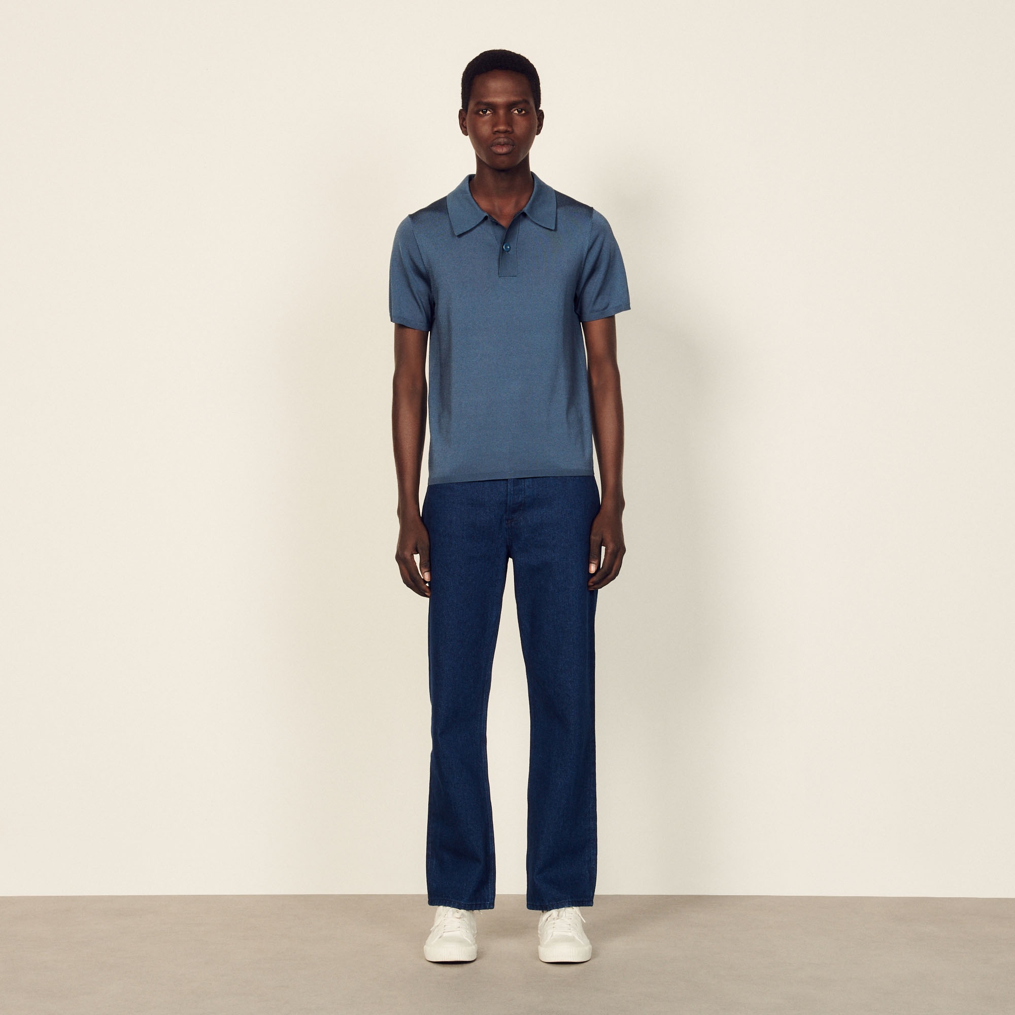 Knitted polo shirt - 6