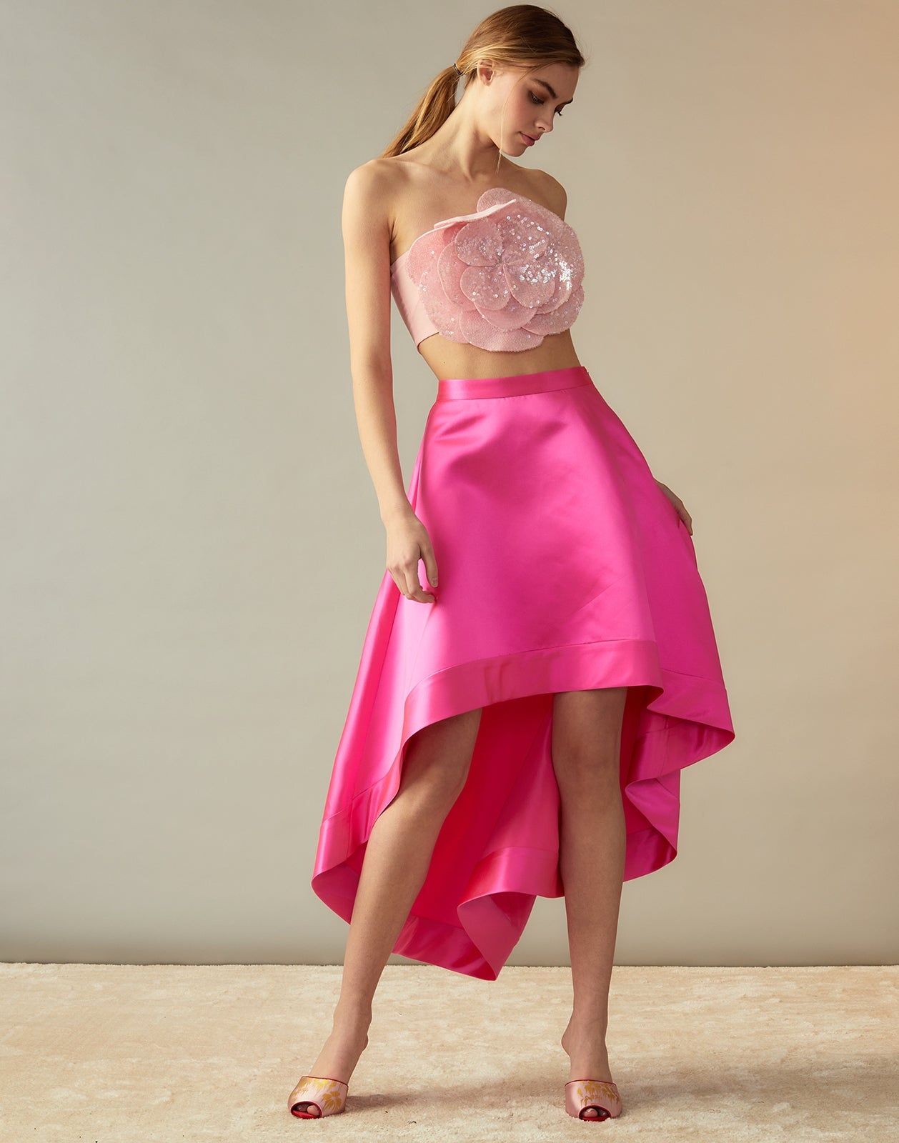 Livia Satin Skirt - 4
