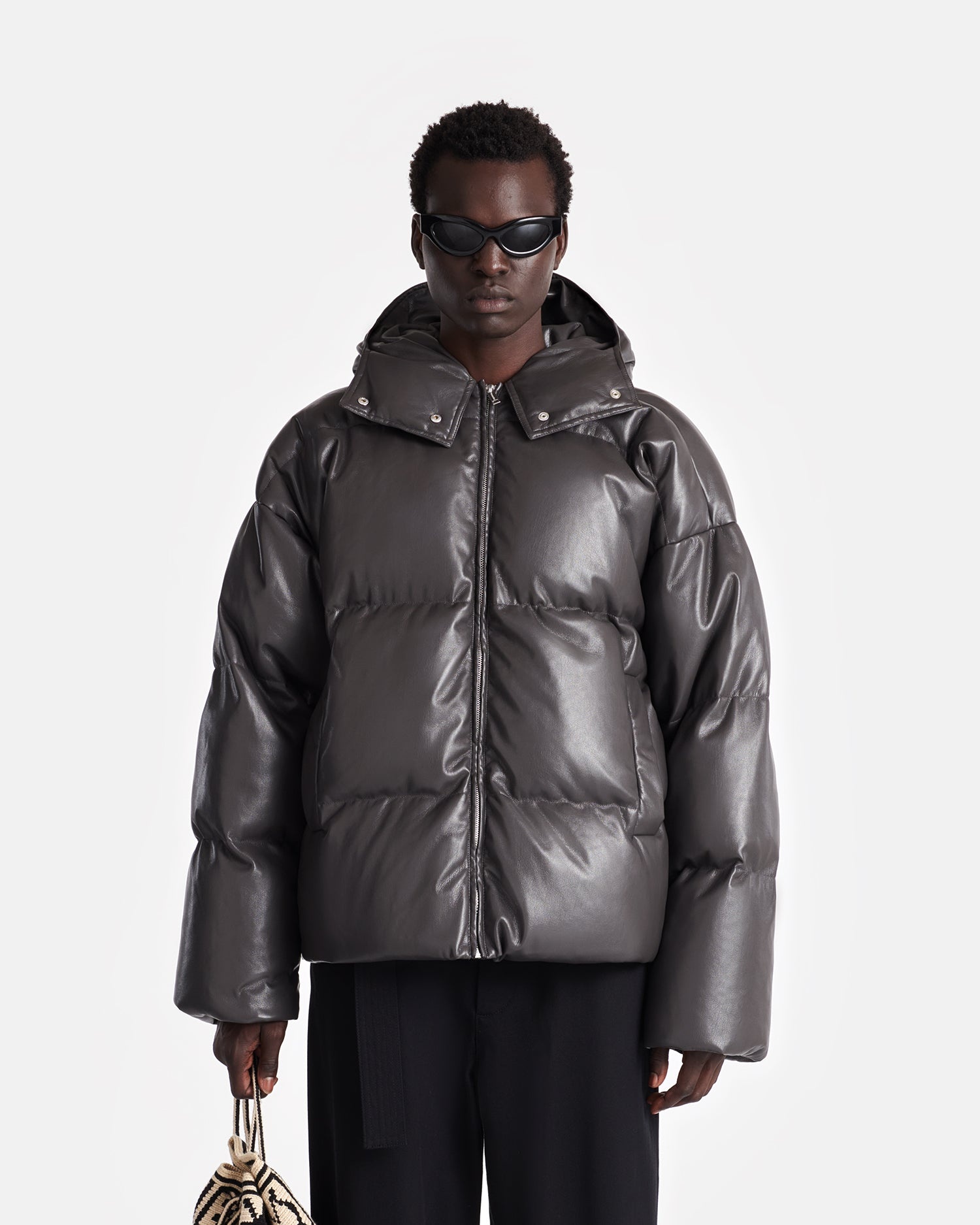 Okobor™ Alt-Leather Puffer Jacket - 4
