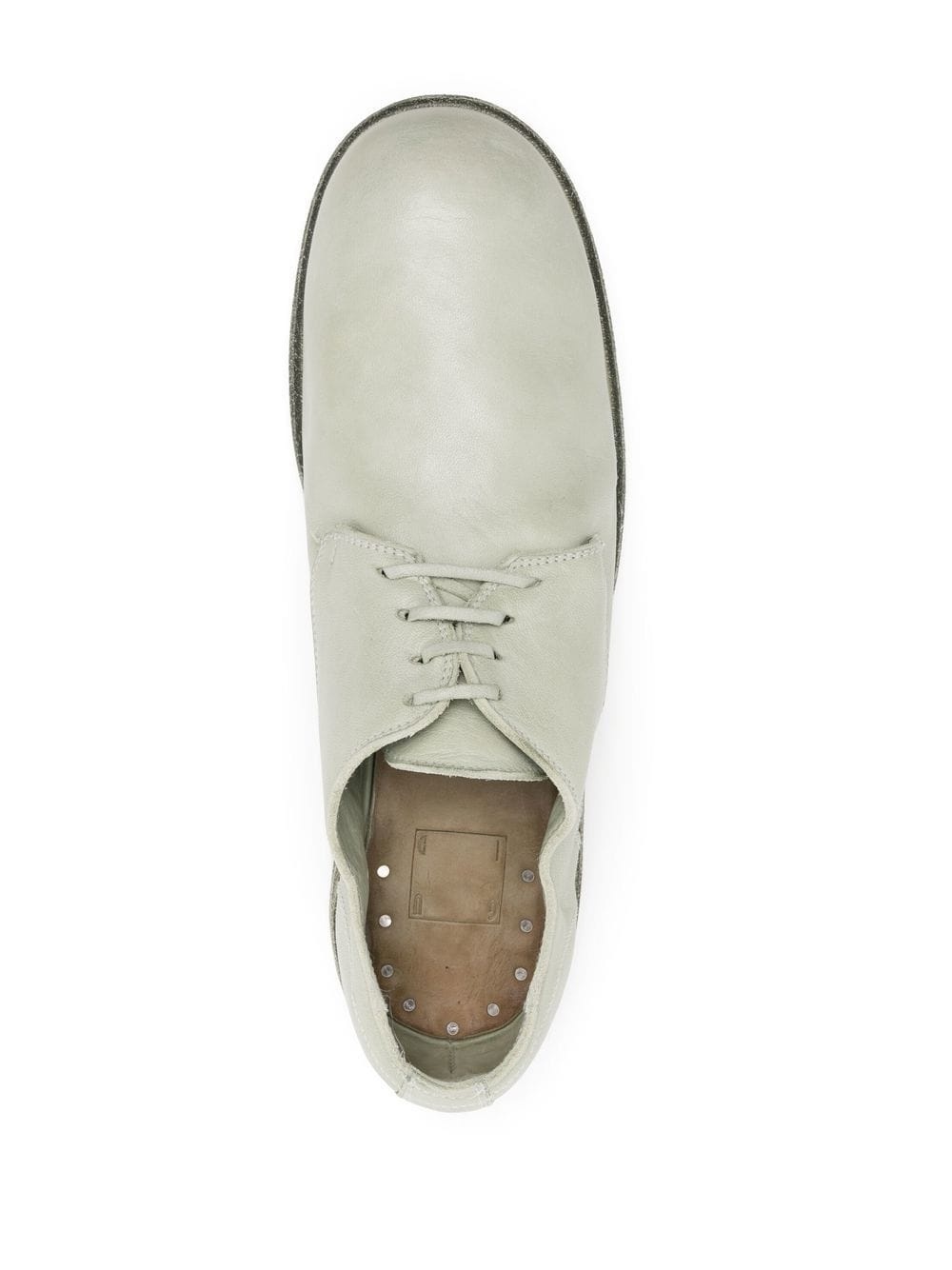 30mm lace-up leather derby shoes - 4