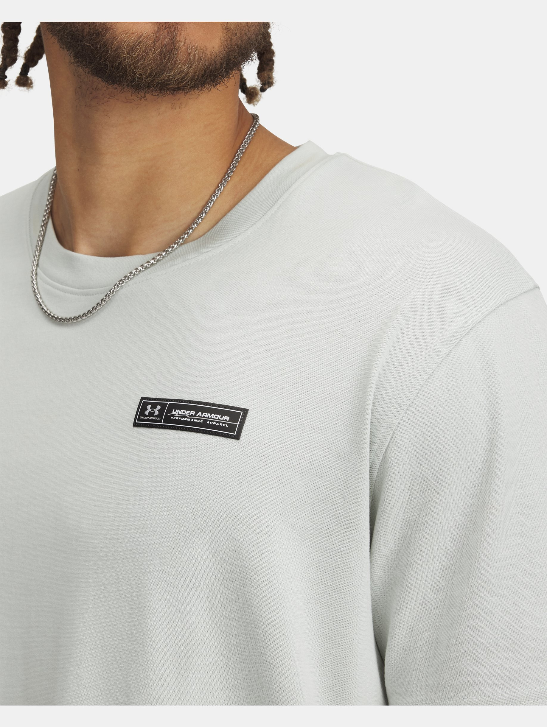 Men's UA Heavyweight Armour Label Short Sleeve - 3