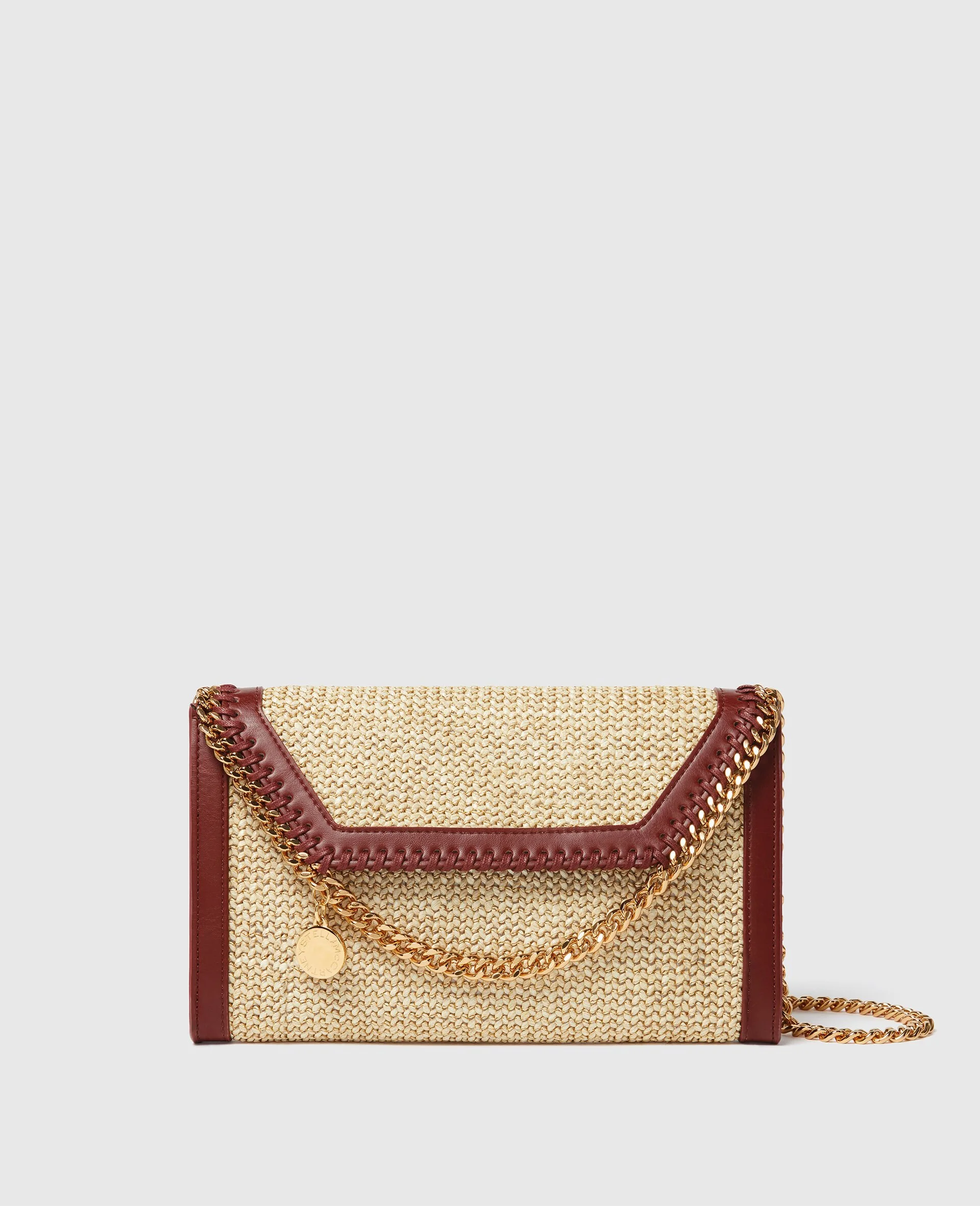 Falabella Raffia Wallet Crossbody Bag - 1
