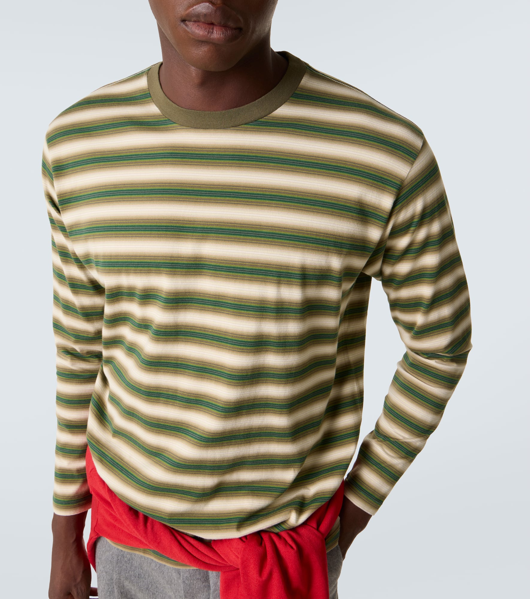 Striped cotton jersey T-shirt - 5