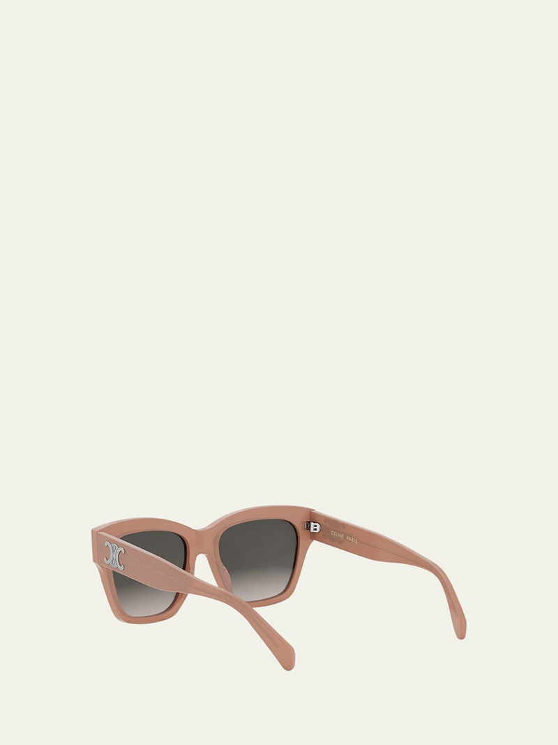 CELINE Triomphe Acetate Square Sunglasses outlook