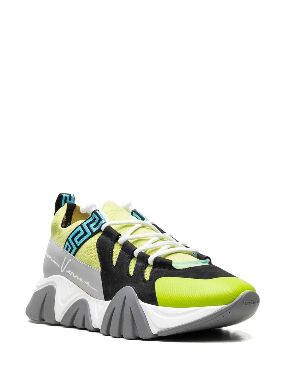 Squalo "Neon Green/Black/Aqua" sneakers - 2