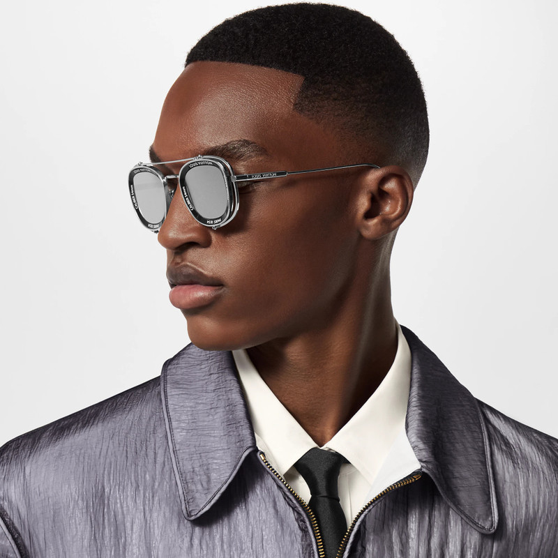 LV Super Vision Metal Pilot Square Sunglasses 5