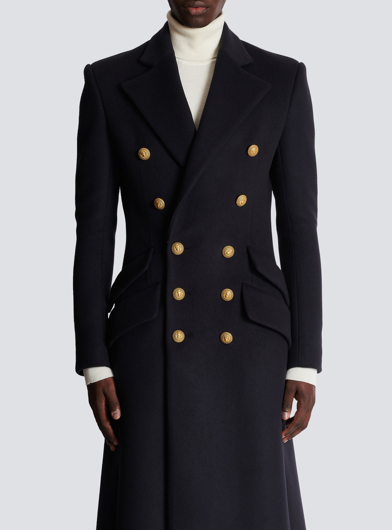 Long military-style coat 5