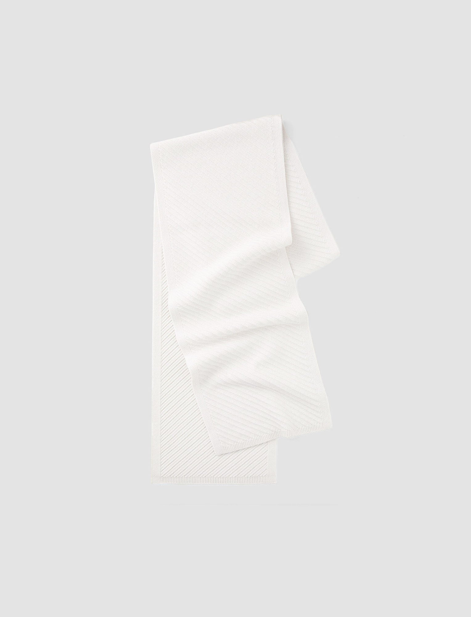 Diagonal Knit Scarf - 2