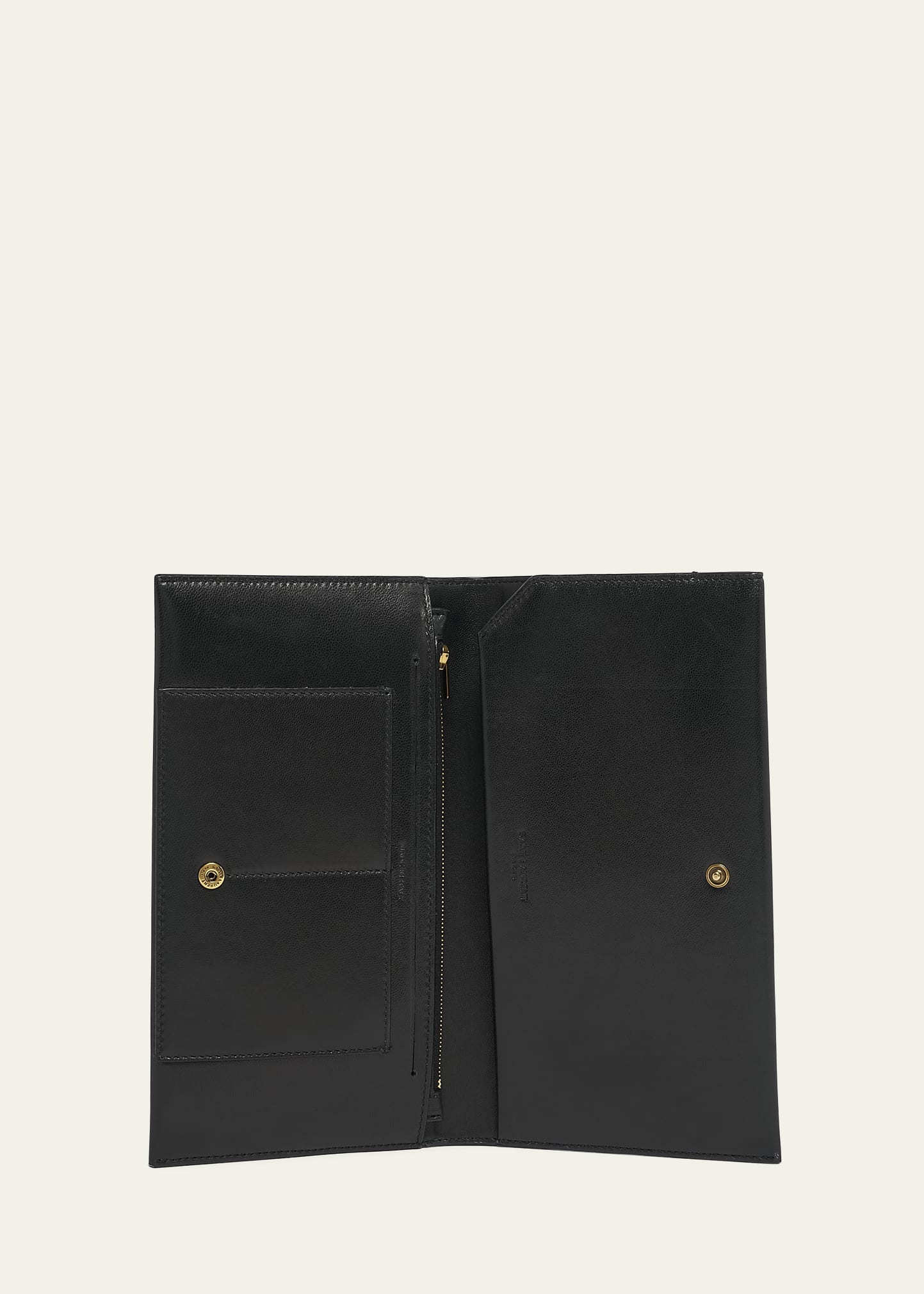 Logo Leather Travel Wallet - 4