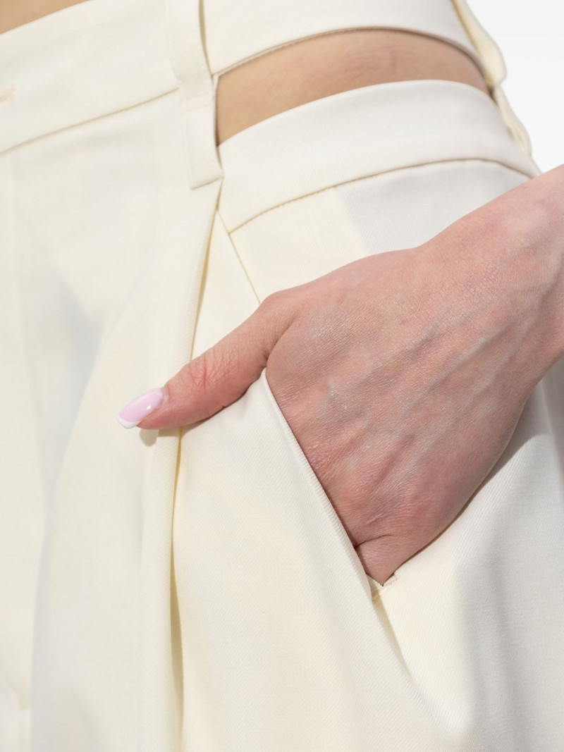cut-out trousers 5