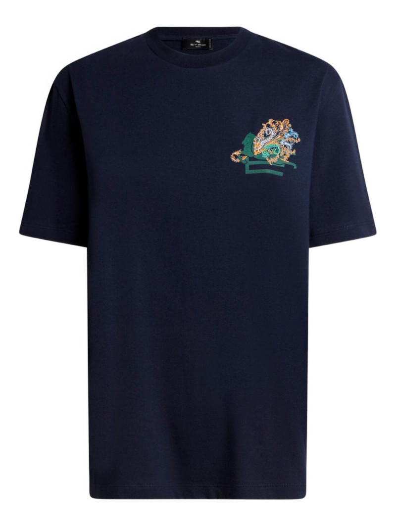 logo-embroidery T-shirt 1