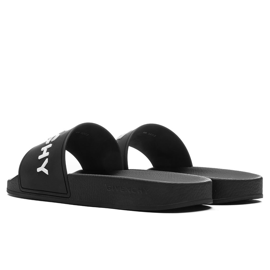 Givenchy SLIDE FLAT SANDALS - BLACK | feature | REVERSIBLE