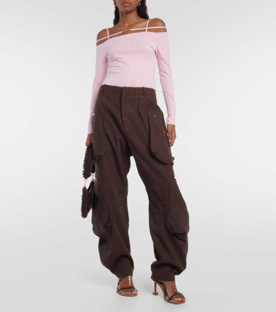 JACQUEMUS Le Cargo Croissant cotton cargo pants outlook