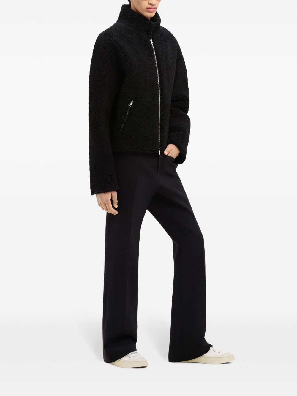 fleece bomber jacket - 3