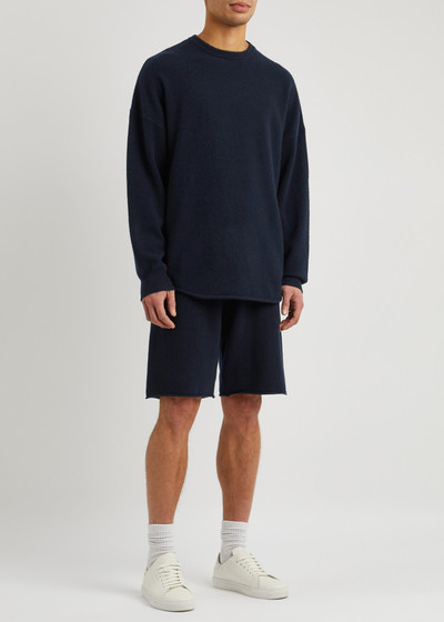 extreme cashmere N°240 Laufen cashmere-blend shorts outlook