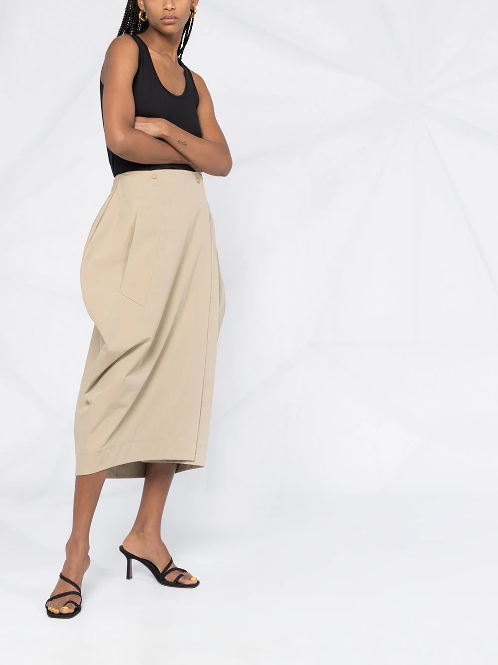 voluminous midi skirt - 6