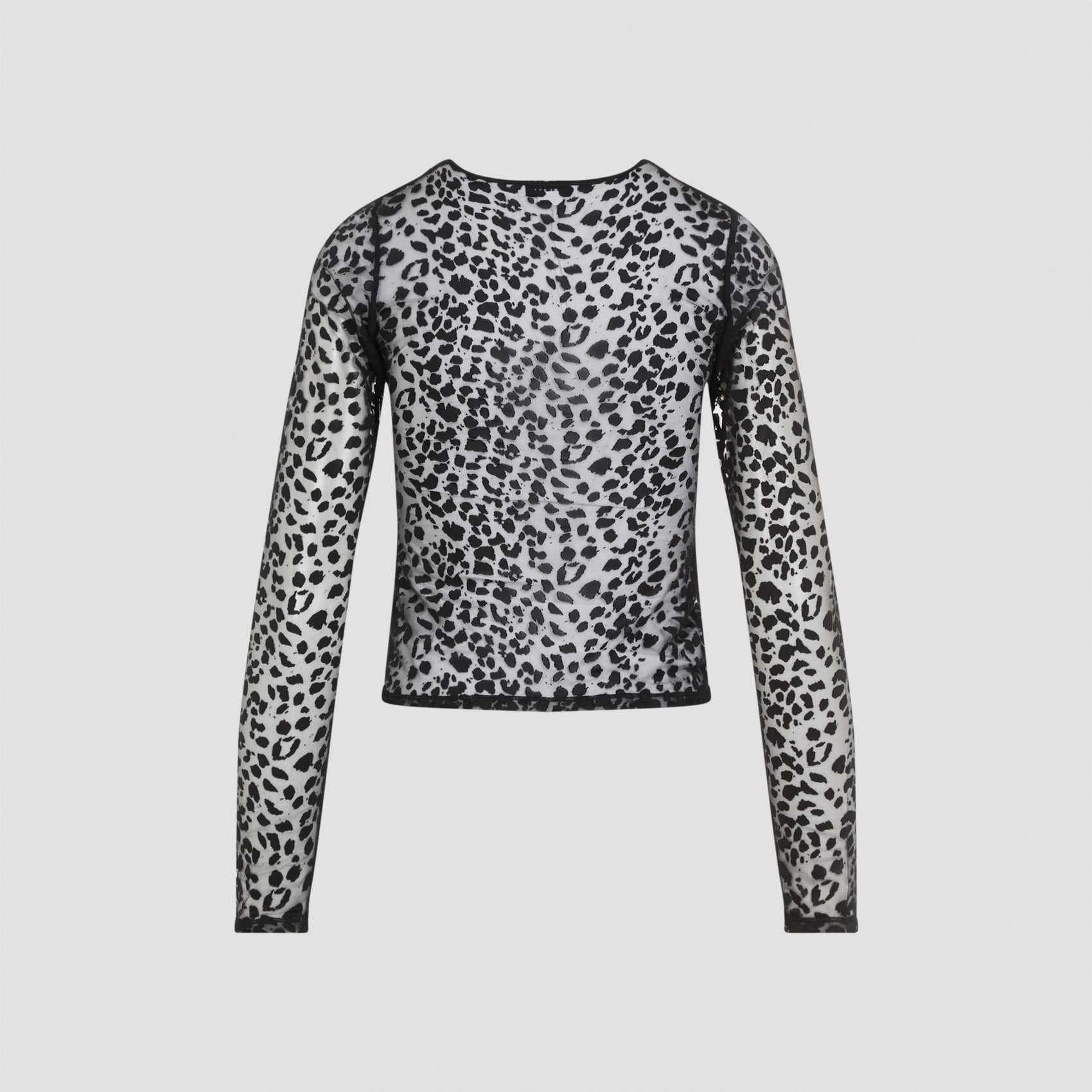 Alexander Mcqueen Leopard Devoré Top Women - 2