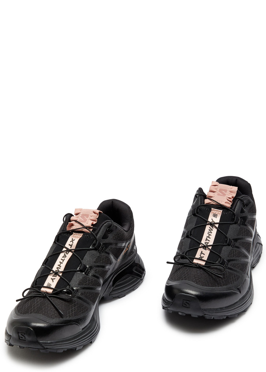 Salomon Xt-pathway 2 Panelled Satin and Mesh Sneakers - 3