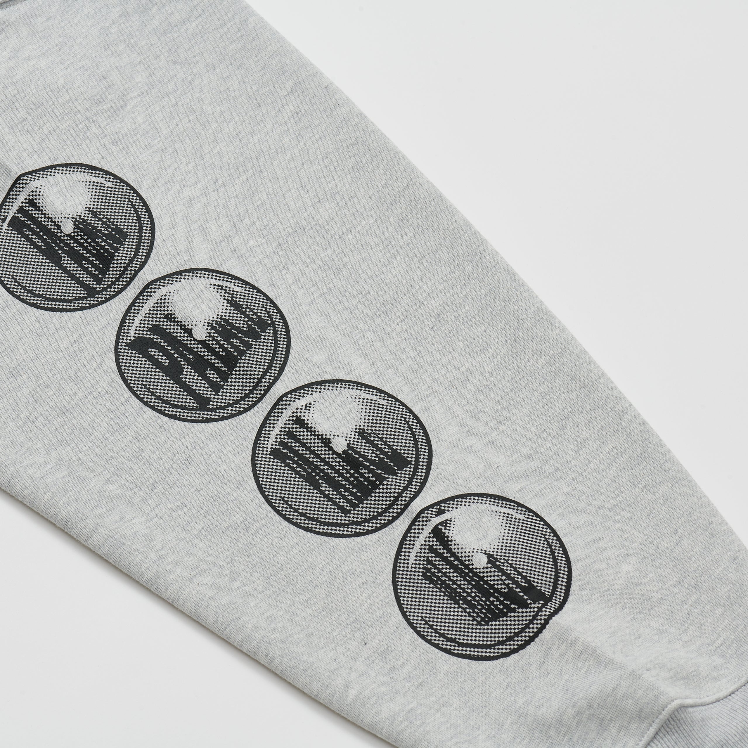 パーカー・フーディ Palace Wizard Sleeves Hood Grey Marl - 25SS PALACE WIZARD SLEEVES HOOD GREY MARL | REVERSIBLE