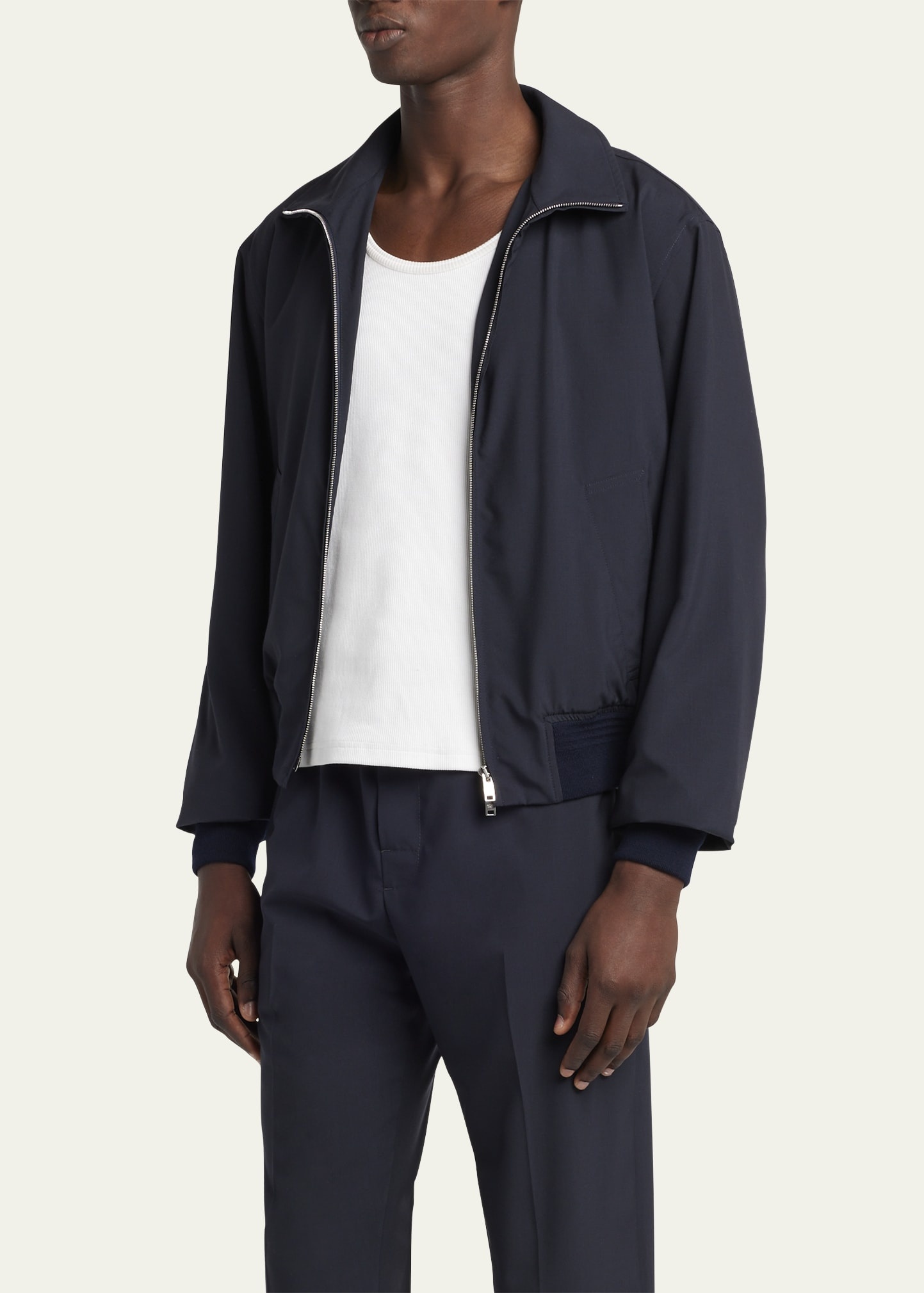 Bottega Veneta Men's Fine Wool-Blend Jacket