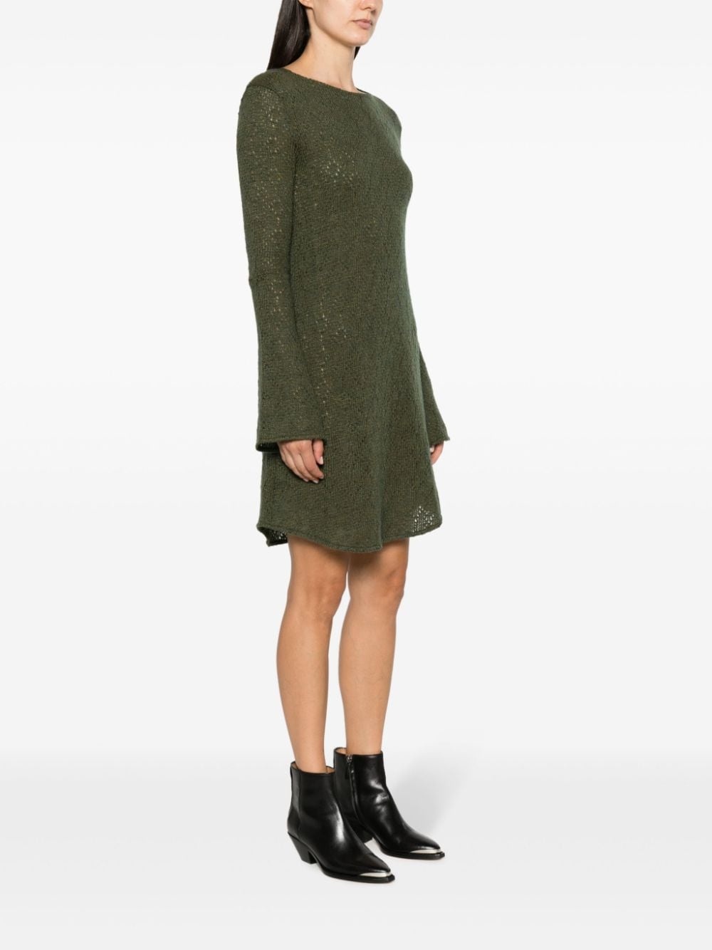 Two Face crochet-knit minidress - 3