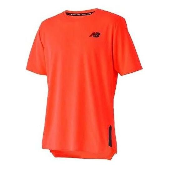 New Balance Q Speed Jacquard Short Sleeve T-Shirt 'Orange' MT23281-ERE - 1