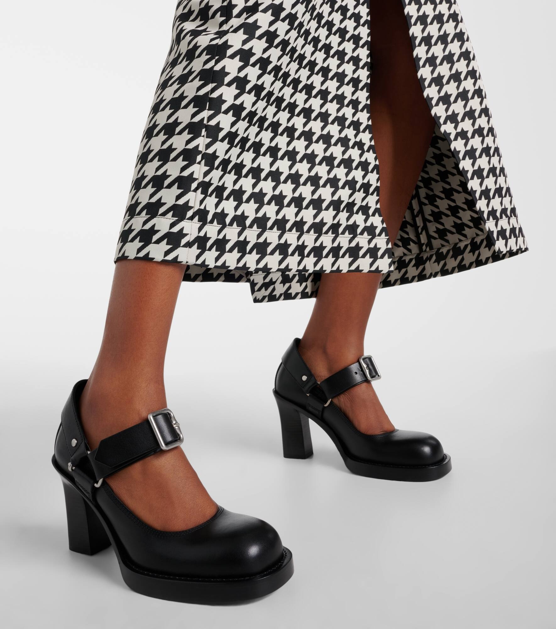 85 leather pumps - 4