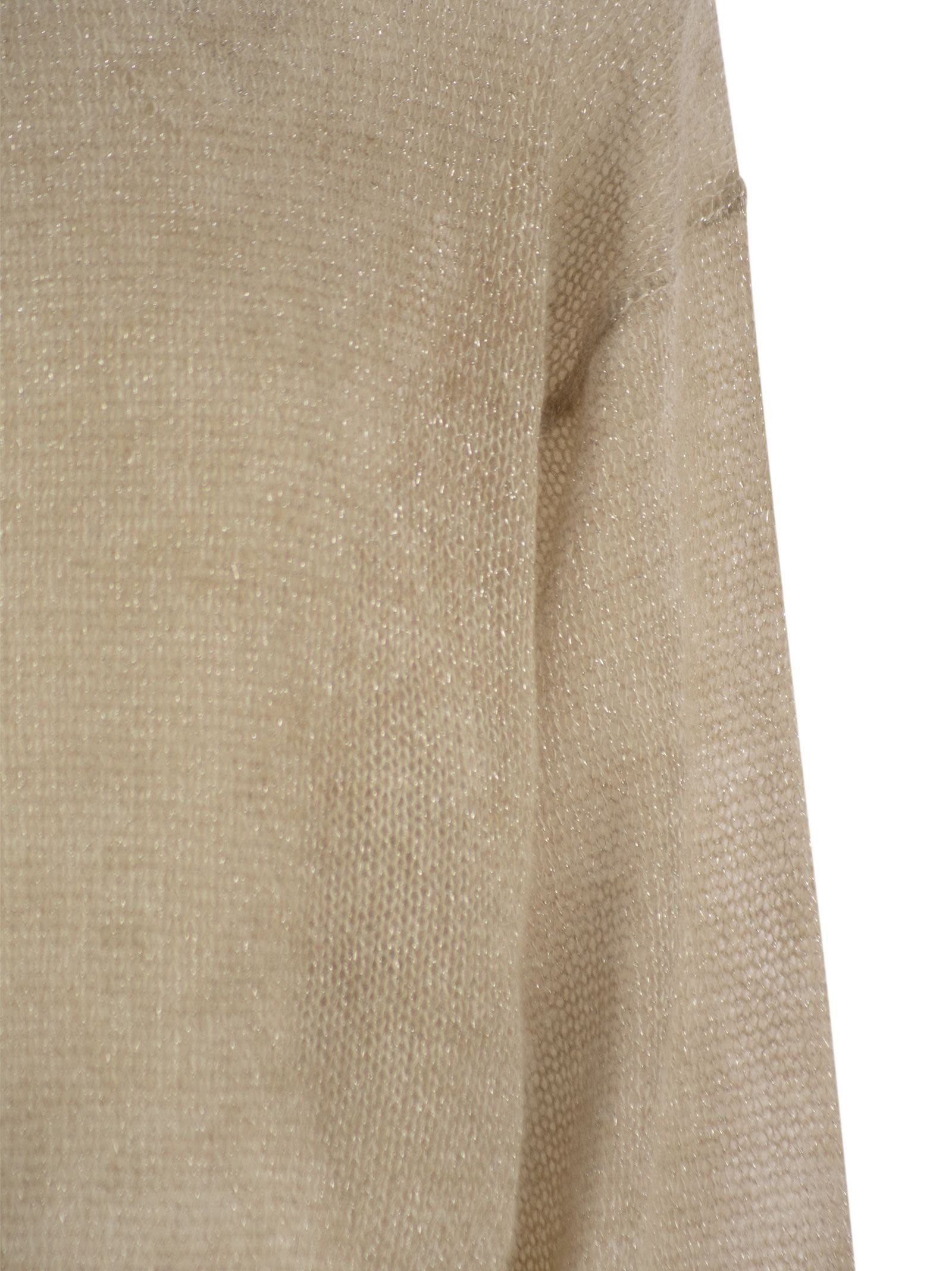 Brunello Cucinelli Women English Rib Sweater With Monili - 4
