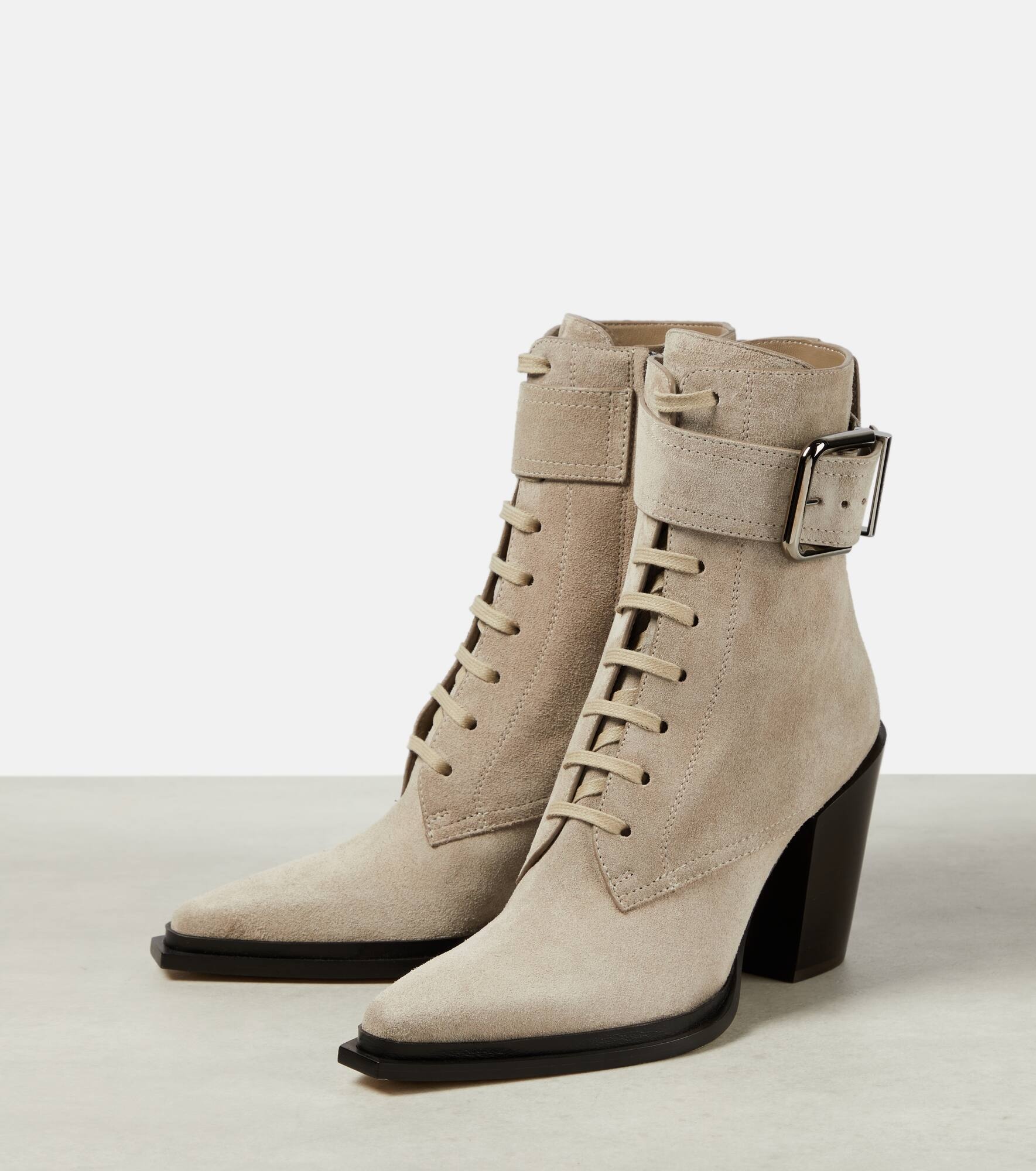 Myos 80 suede lace-up boots - 5