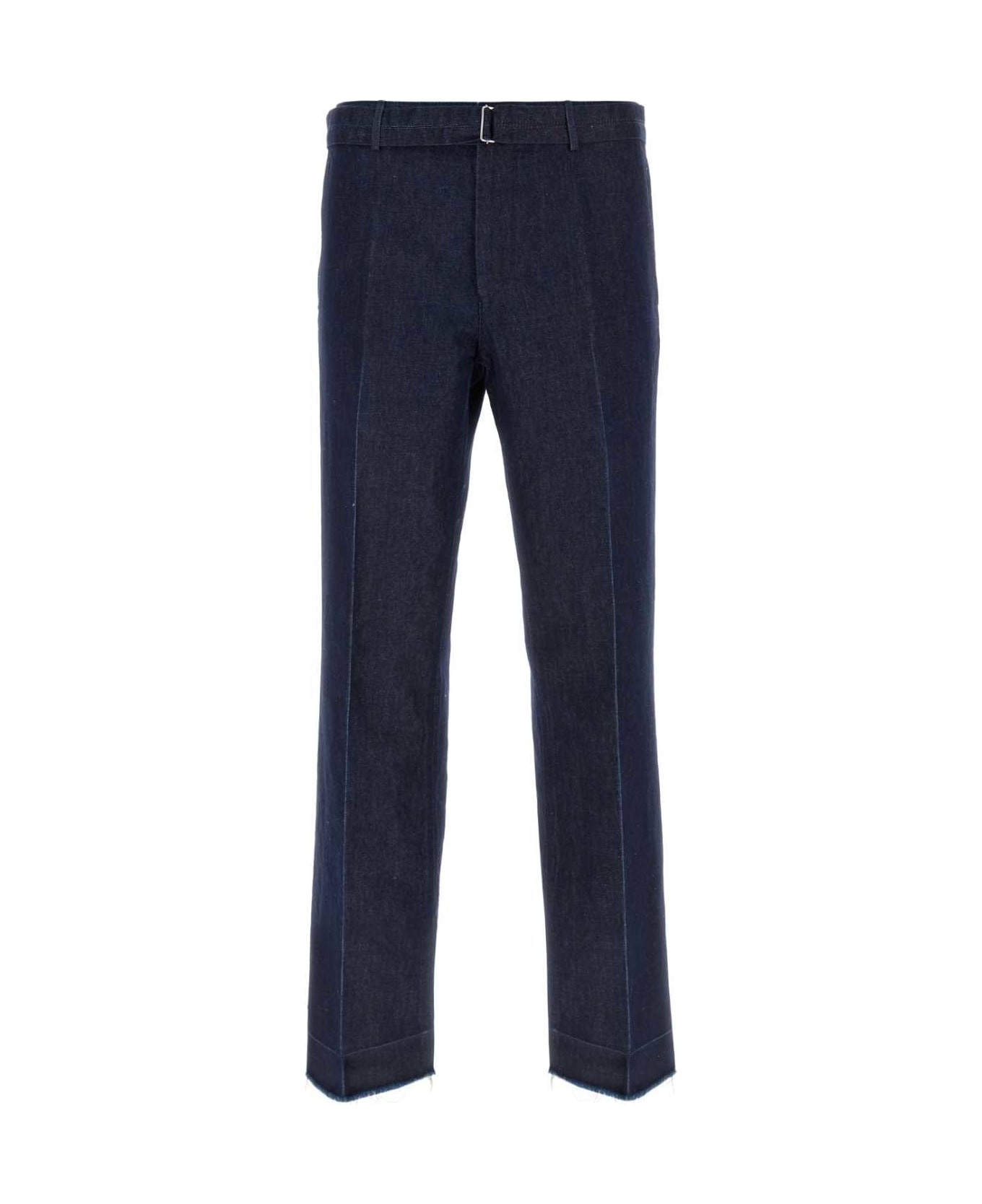 Dark Blue Denim Pant - 1