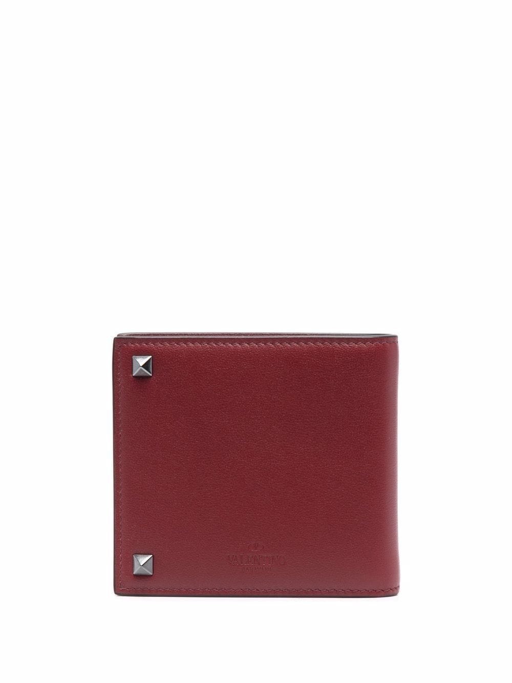 Rockstud-embellished leather wallet - 2