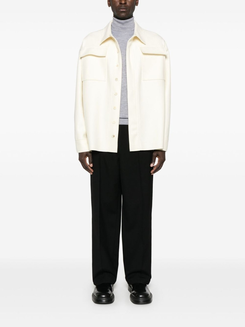 Jil Sander textured wool trousers outlook