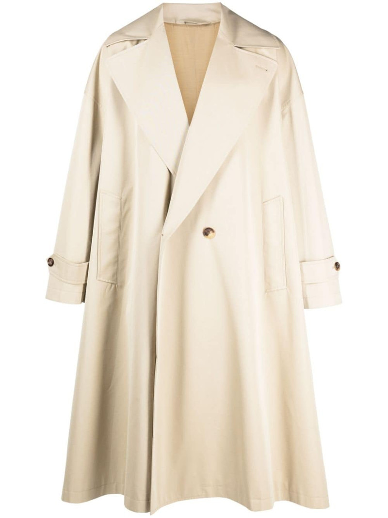 double-breasted trench coat 1