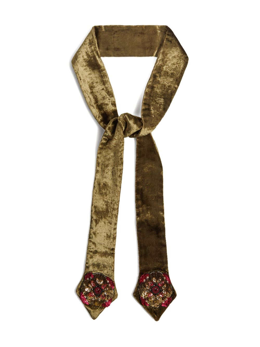 Ella 2-Ways embellished velvet-texture stole - 2