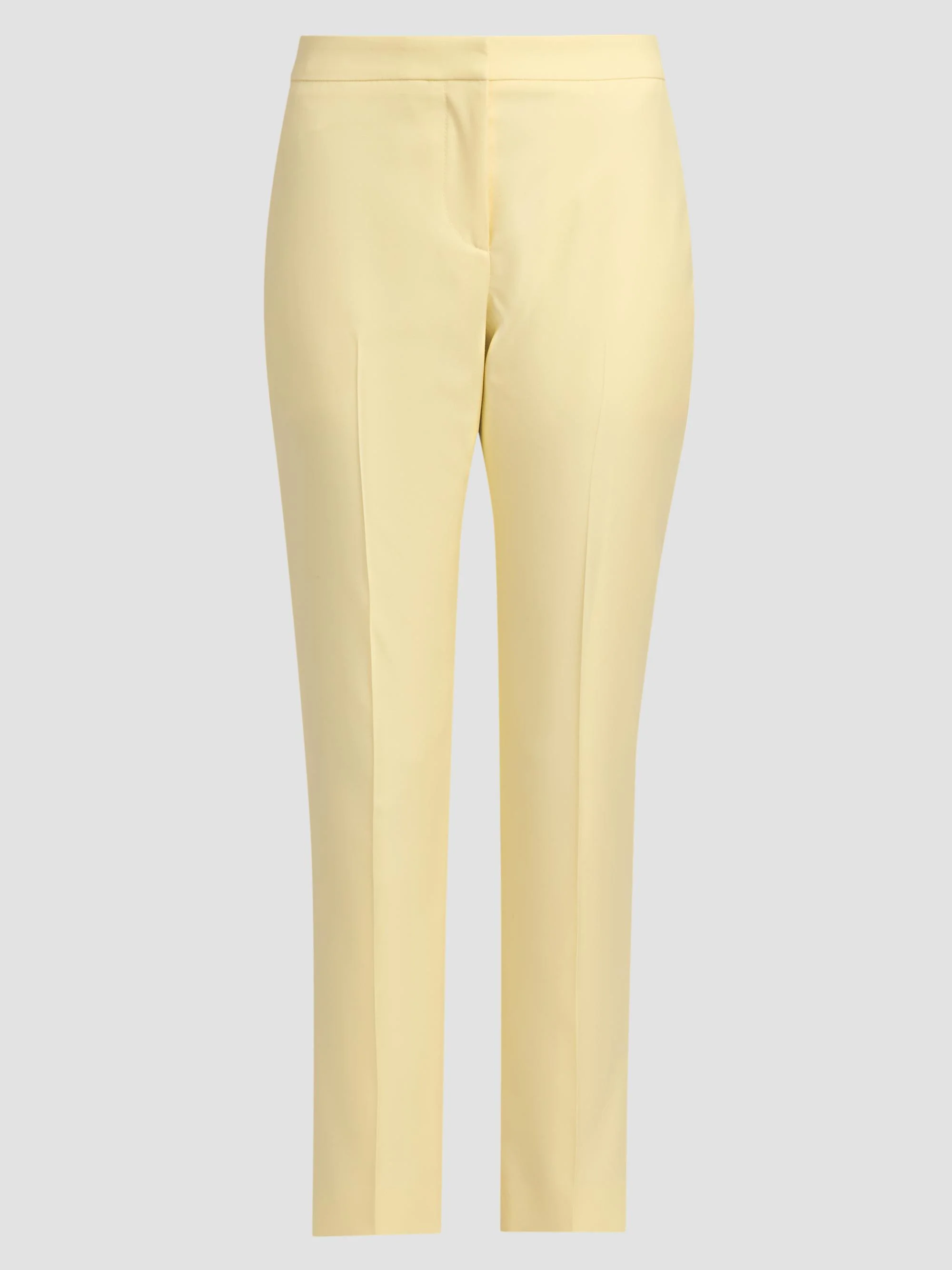 Women's Wool Cigarette Trousers - Sherbet - 1