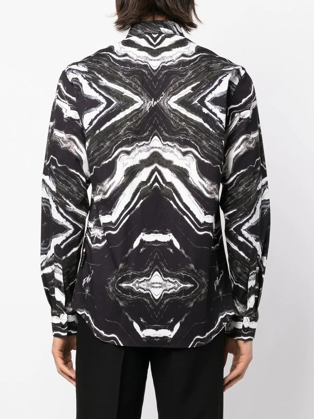 Sugar Daddy marble-print shirt - 4