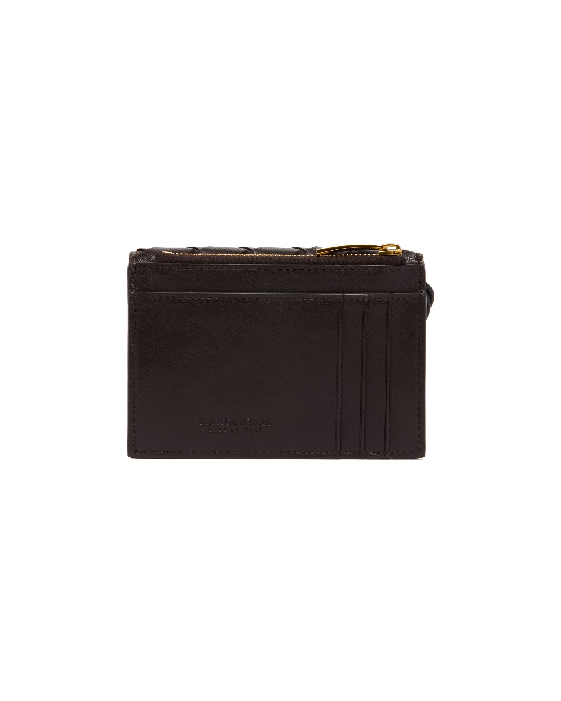 Brown Leather Andiamo Cardholder - 5