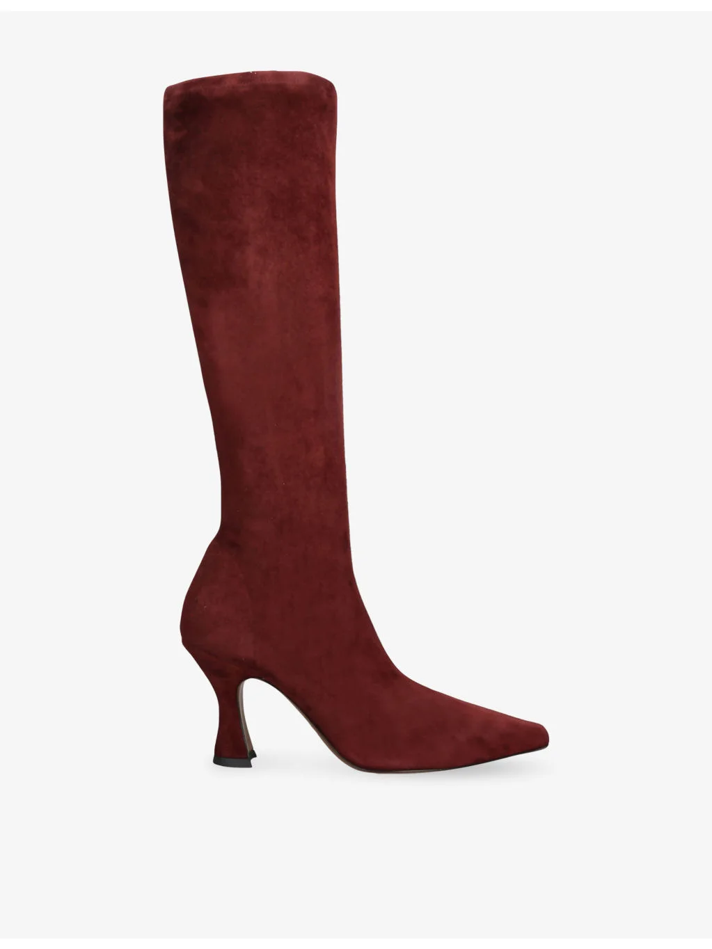 Ran Stretch-Leather Heeled Boots - 1