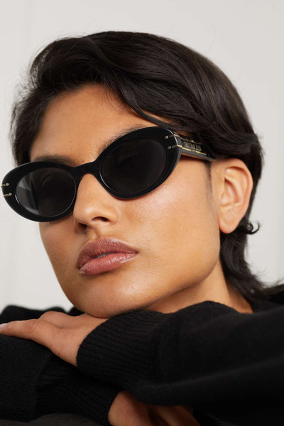 Dior DiorSignature B3U cat-eye acetate and gold-tone sunglasses outlook