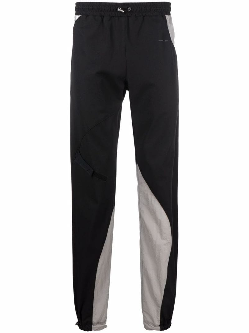 panelled straight trousers 1