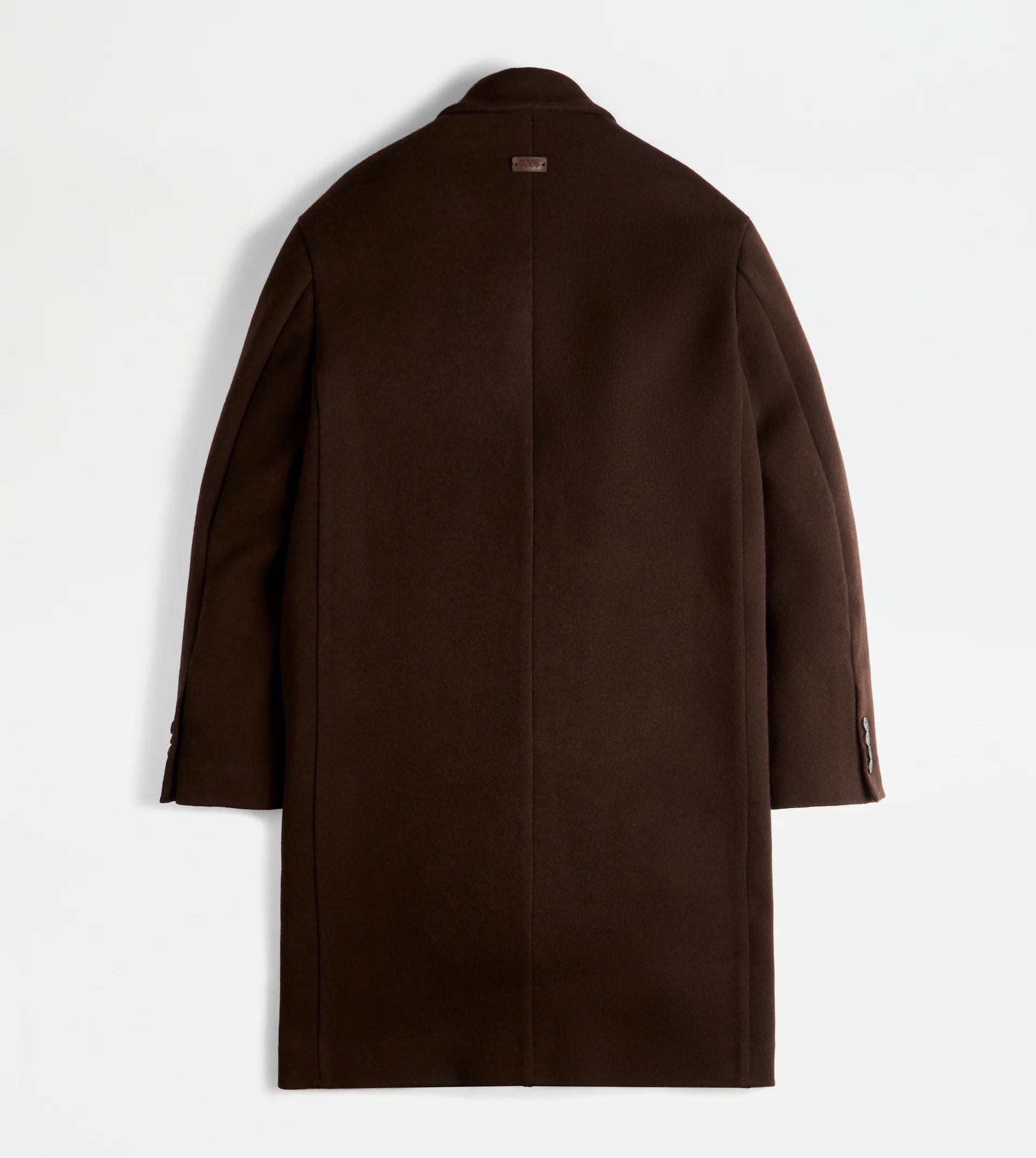 COAT IN WOOL AND CASHMERE - BROWN - 2