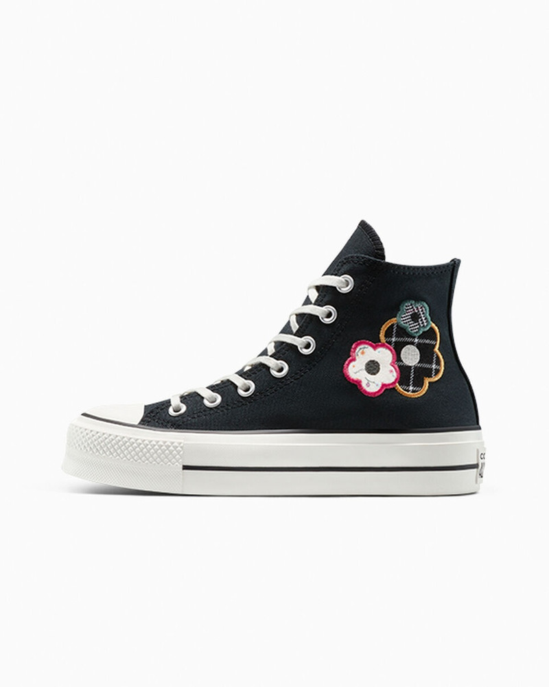 Converse Chuck Taylor All Star Lift Platform Floral Patchwork outlook