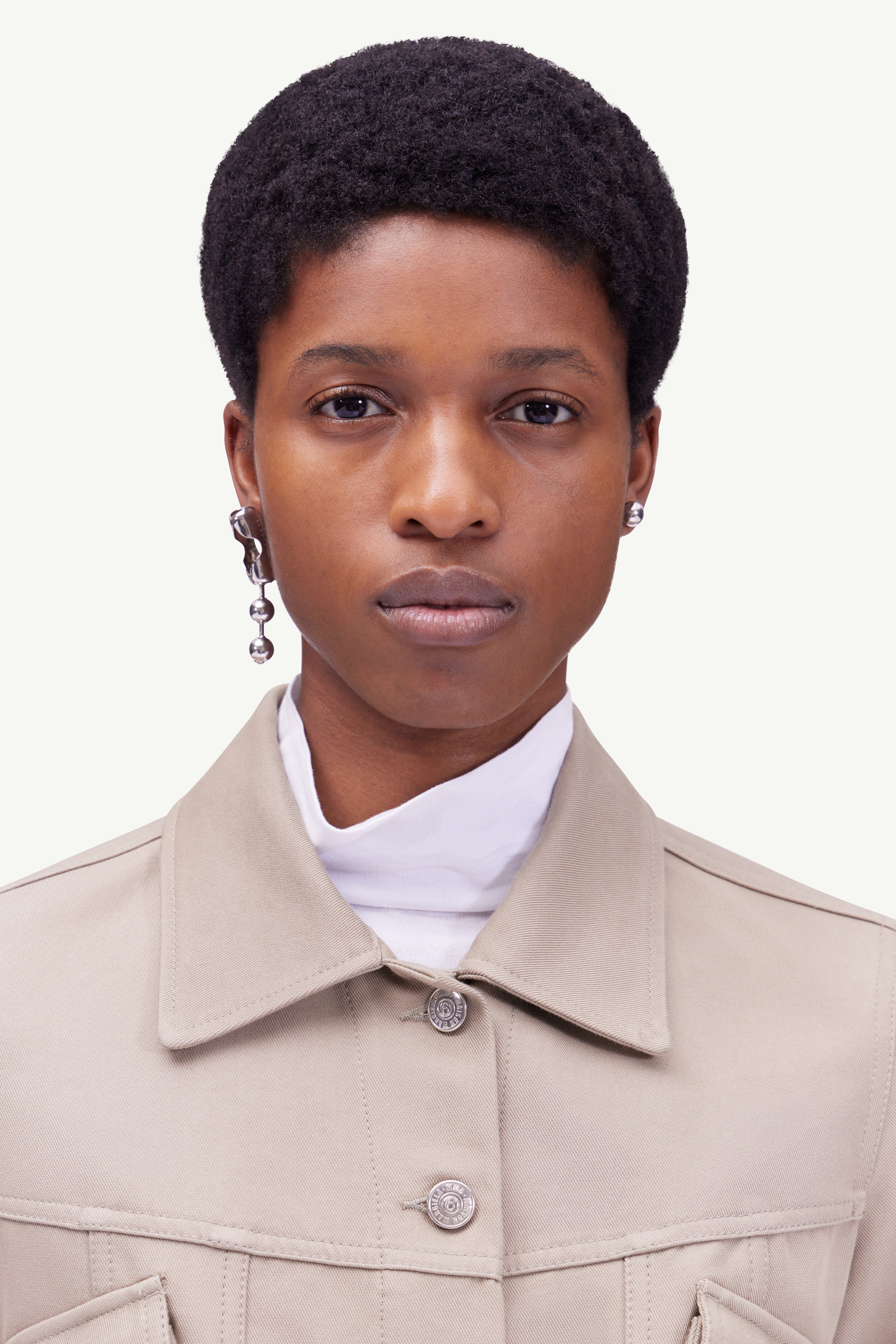 Military ball earrings - 5