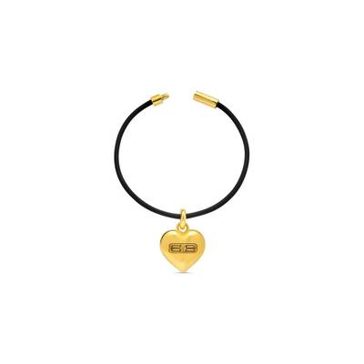 BALENCIAGA bb icon heart bracelet outlook