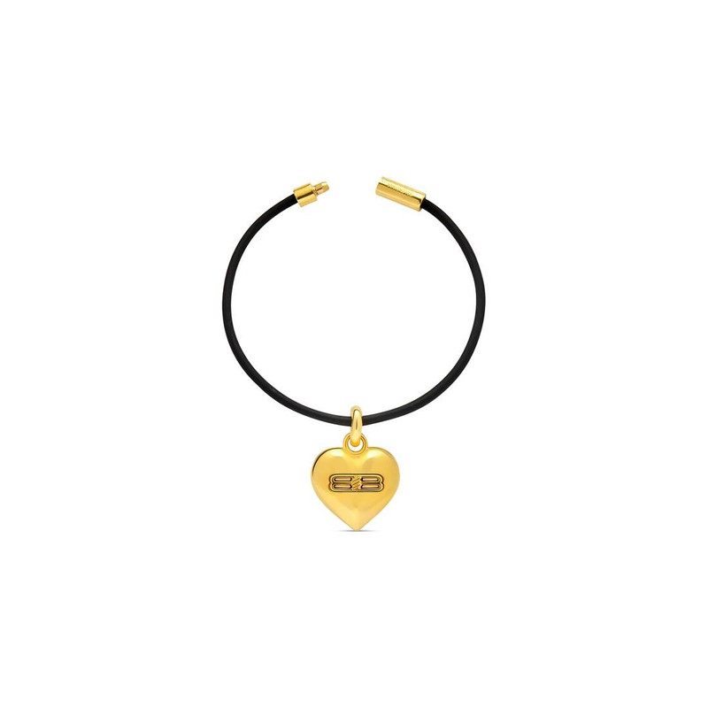 BALENCIAGA bb icon heart bracelet outlook