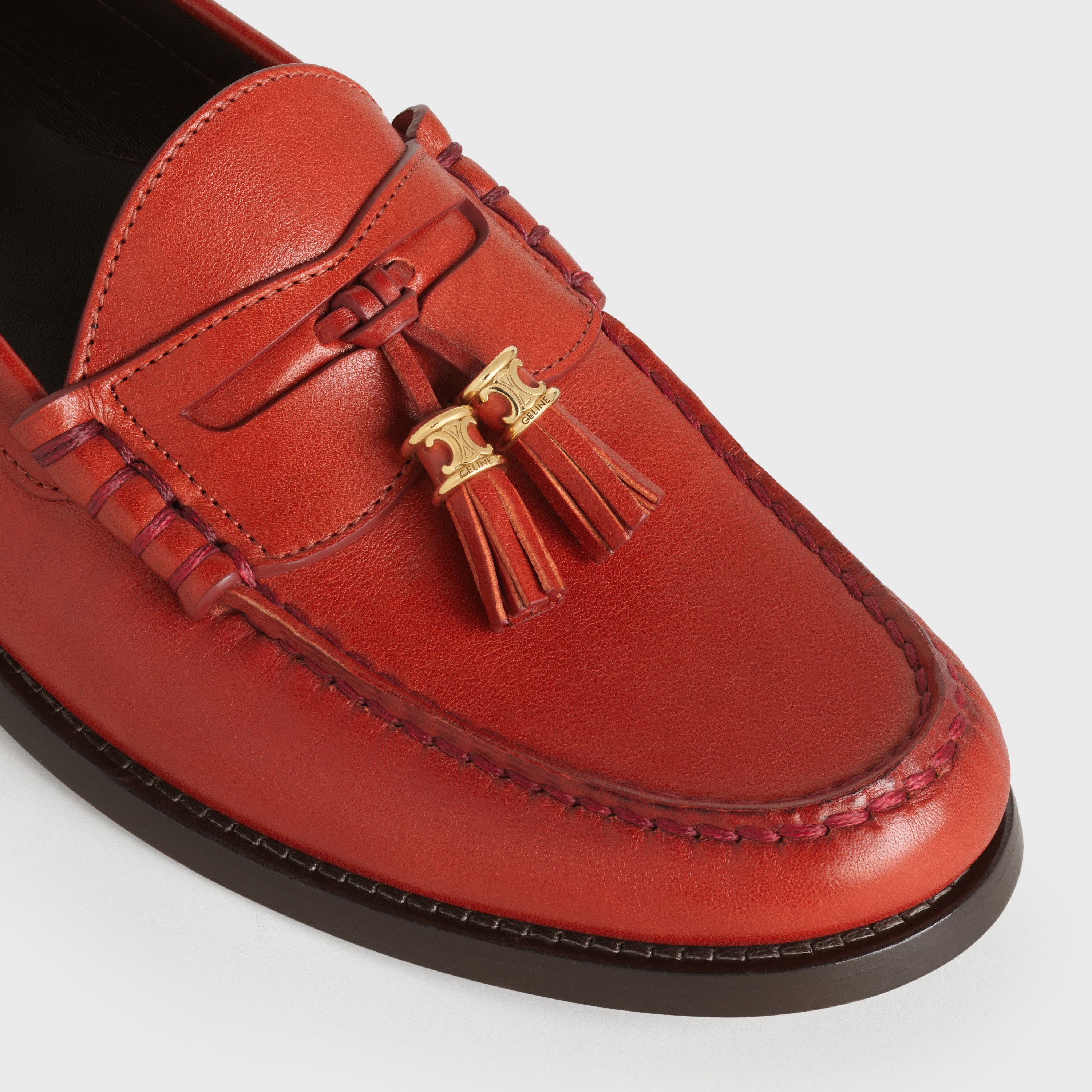 CELINE LUCO EMBELLISHED LOAFER TASSELS IN CALFSKIN - 4