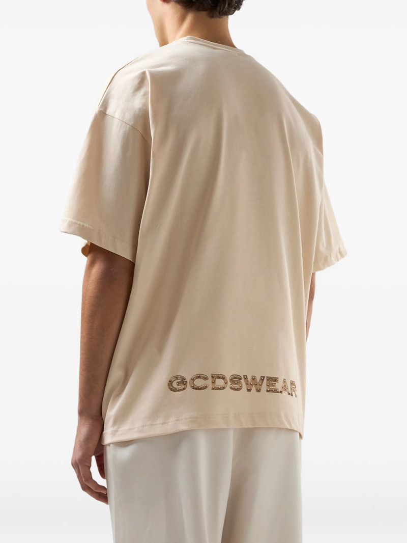 Gcds Studded Logo-detail T-shirt 5